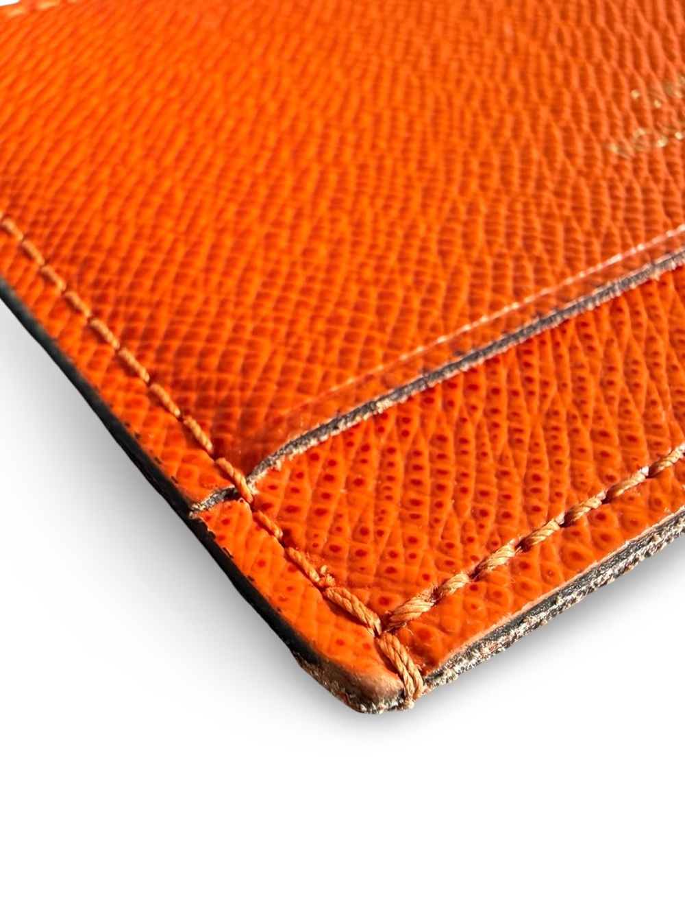 Louis Vuitton Calfskin Jeanne Wallet Insert Card Holder - Piment Orange - Picture 7 of 9